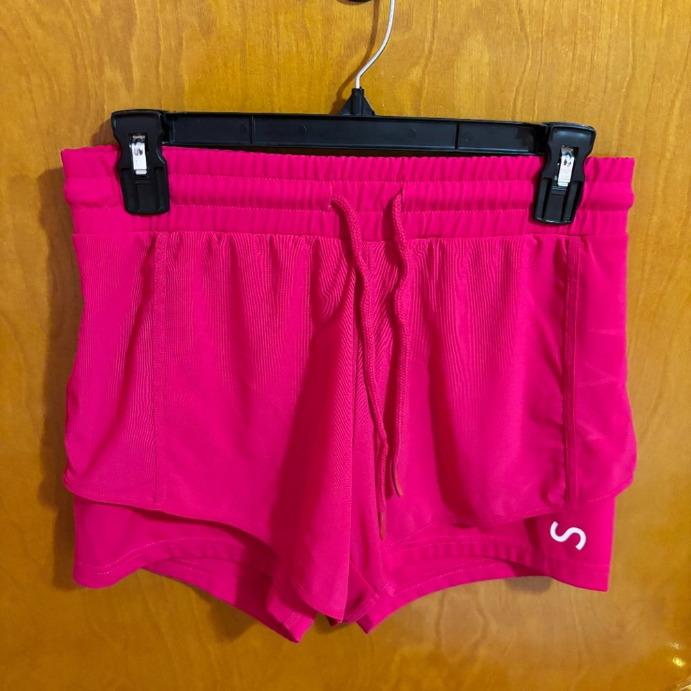 Savvi‎ athletic shorts with spandex under - Picture 2 of 12